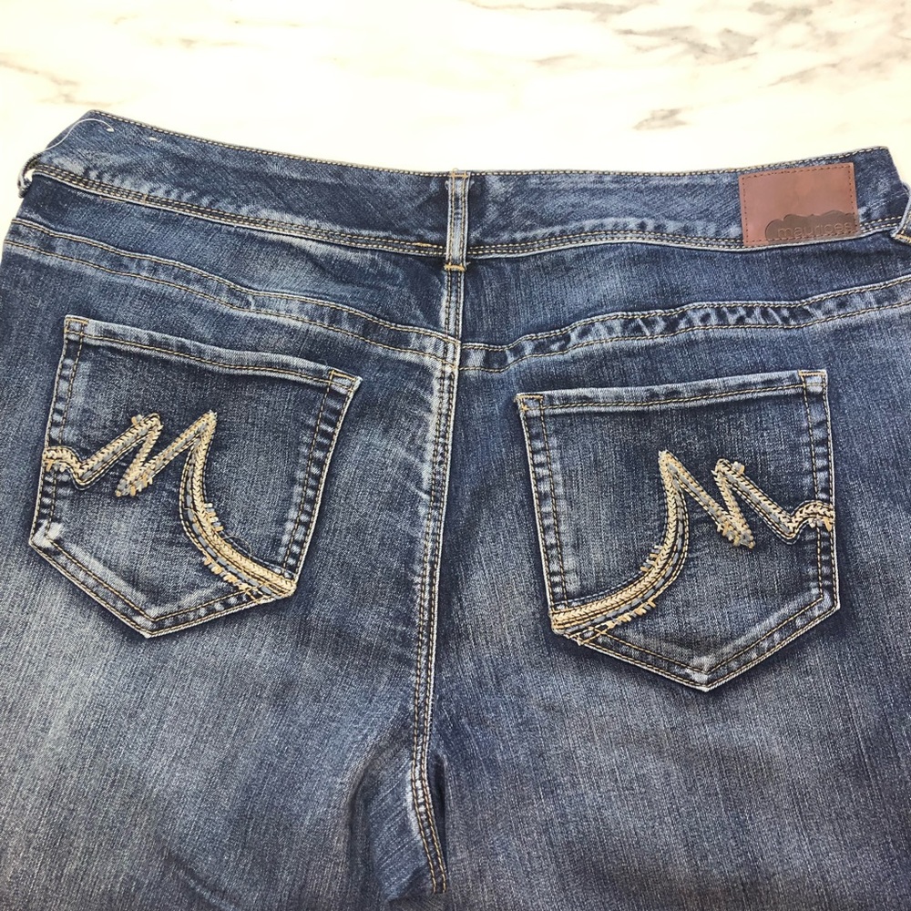Maurices Straight Leg Jeans Size 20x Short - Picture 4 of 6